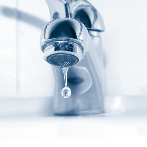 leak dripping from a faucet