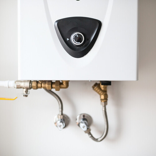 a tankless water heater